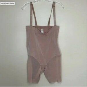 Honeylove Women’s Shapewear Bodysuit in Sand Color 2XL